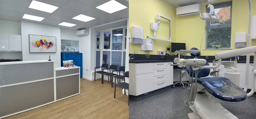 Worker installing an Air Conditioning unit